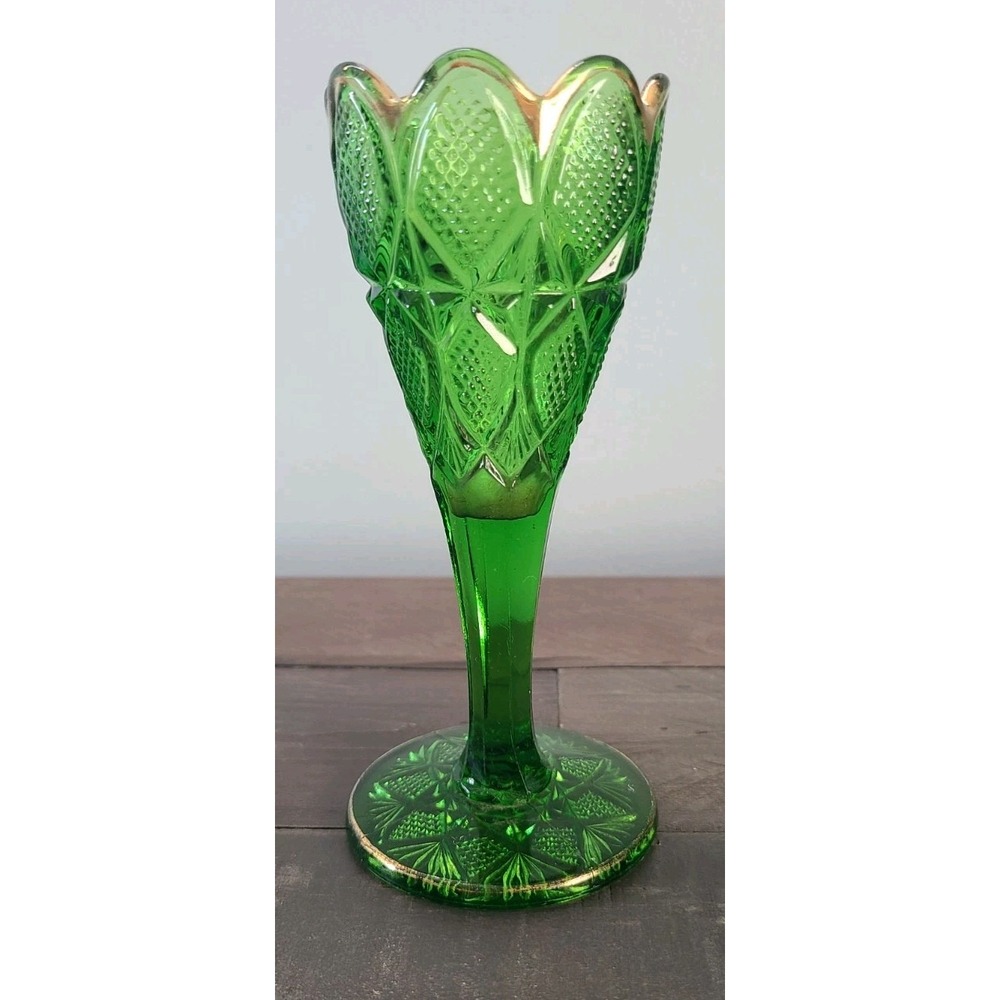 EAPG EMERALD PRESSED GLASS 1890s‎